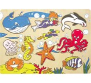 Puzzle magnet Under the Sea (Diver)