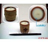 Gelas + Lilin Naturalis