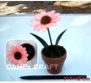 Bunga Kering Pot Mini