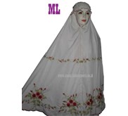 Mukena Bordir Mawar Lombok (ML)