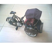 MINIATUR BECAK/ BECAK/ LOGAM/ becak jogjakarta
