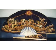 Hanging Wall Painting Batik Fan