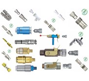 NITTO KOHKI ( COUPLING ) : Nitto Kohki designs and manufactures a large variety of specialty couplers for leak test applications. Leak testing ranges from hot engine, transmission, and power train to power steering and