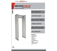 SECURE CHECK Walkthrough Metal Detector