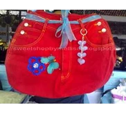 Tas Jeans Unik dari Celana Jeans Bekas