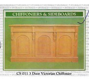 CS 011 3 Door victorian Chiffoner