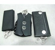 DJ_HTML Key Holder/Gantungan Kunci kulit