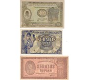 Uang Kertas BUNG KARNO, Revolusi (Terjual) trims