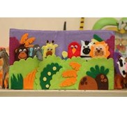 Boneka Jari Hewan Hutan + Buku