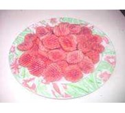 keripik pisang rasa strobery