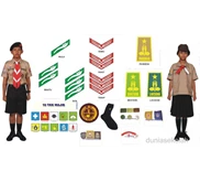 SERAGAM ATRIBUT/ ASSESORIS SEKOLAH DAN PRAMUKA