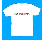 SAMPLE KAOS PUTIH PESANAN/ORDER PERUSAHAAN