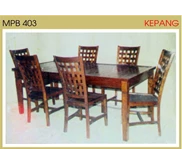 kursi makan balero 6 k