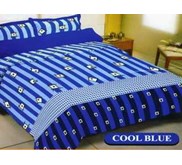 Bed Cover & Sprei CVC ' Cool Blue'