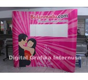 Backdrop system Standard Bulan Madu