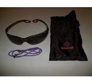 Safety Goggles Black with Smoke Lens