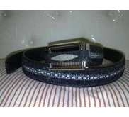 STINGRAY LEATHER BELT 001 B