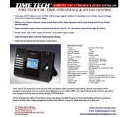 Fingerprint & PIN ; Time Attendance & Access Control TIME TECH F10
