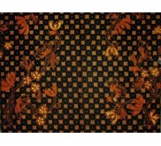 Classic hand painted batic fabric