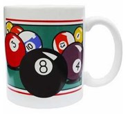 Mug Billiard ( T: 80 mm/ V: 340 cc/ D: 105 mm)