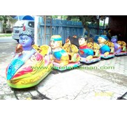 Kereta Mini Mainan Full Fiber Engkel