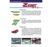BANANA BOATS, FLYING FISH , RAFTING BOATS, MERK ZEBEC