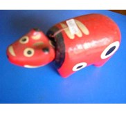 Boneka jepang kudanil kepala goyang