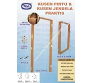 Kusen Murah dari Plat Besi, cocok untuk rumah sederhana .