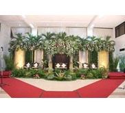 Dekorasi pelaminan tradisional : adat jawa-sunda