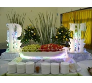 ice carving huruf inisial