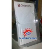 Acrylic tempat brosur 1 susun