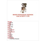 Mixer  Pengaduk  Adonan  Roti  Kap  7  Liter
