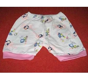 Celana Pendek Bayi Pinguin Pink