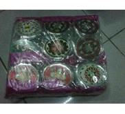 Kaca Batik Oval Bulat Love Kotak