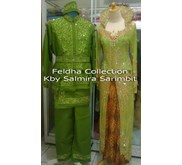 Kebaya Salmira Hijau Sarimbit