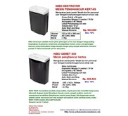PAPER SHREDDER GEMET 60S & NIBO DESTROYER