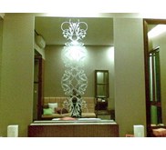 CUTTING STICKER KACA CERMIN