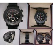 GUCCI G-ROUND CHRONOSCOPE PVD BLACK - MAN