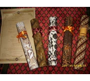 Undangan tabung batik