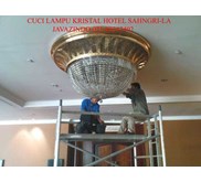 CUCI DAN SERVICE LAMPU KRISTAL HOTEL-CUCI LAMPUKRISTAL APARTEMENT-CUCI LAMPU KRISTAL RUMAH DLL