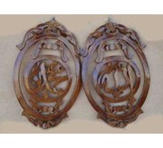 Kaligrafi Allah Muhammad oval