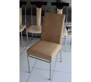 MEJA KURSI MAKAN MINIMALIS STAINLESS STEEL KAISAR