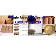 Single Face Corrugated ( brown / white)