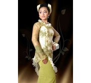 kebaya asimetris soft green BVO