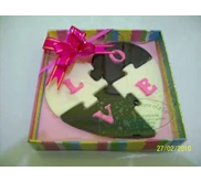 Coklat Valentine puzzle