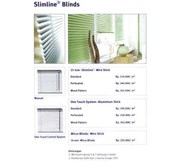 SLIME LINE BLINDS
