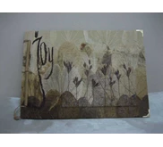 Buku Sampul Daun Kering, handmade