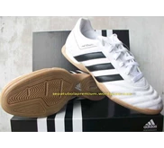 SEPATU FUTSAL ADIDAS ADIQUESTRA IN -White/ Black-