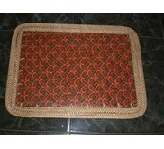 Placemate segi 4 panjang anyaman motif batik