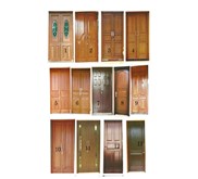 pintu Panel kayu jati